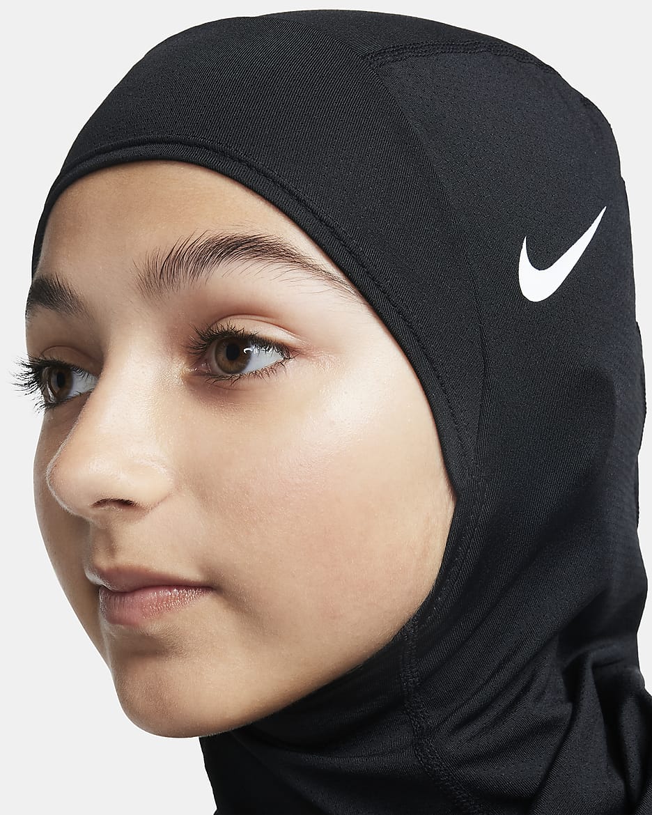 Nike pro hijab white hotsell